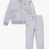 Lacoste Kids Sweatsuit - Classic Logo - Grey Chine - SJ2903 Shop All