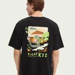 Shop All Scotch & Soda T-Shirt - Dans - Black - 162377