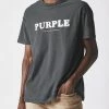 PURPLE-BRAND Purple Brand T-Shirt - For All Kind - Washed Black - P101-FKB