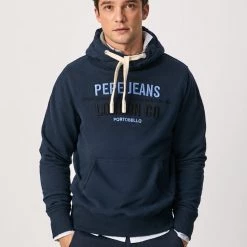Pepe Jeans Hoodie - Neville - Navy - PM581620