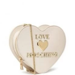 Shop All Moschino Bag - Heart-Shaped Mini - Cream - JC4167PP1DLF0110