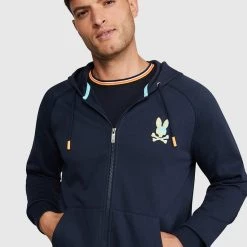 Shop All Psycho Bunny Sweatsuit - Bennett Full Zip - Navy - HL21-B6H442R1FT