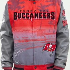 Pro Standard Jacket - Tampa Bay Buccaneers - Red And Grey - FTB640934