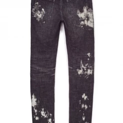 Purple-Brand Jeans - Big Bleach Blowout - Black - P002-BLBB222