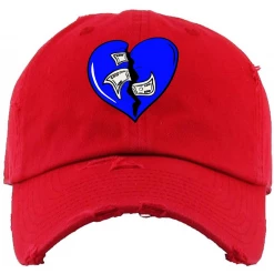 Pg Apparel Hat - Heartless - Red And Royal Blue
