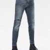 G-Star Jeans - 5620 3D Zip Knee Elto Novo - Worn In Smokey Night - D01252-B604 Shop All