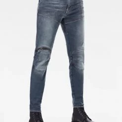 G-Star Jeans - 5620 3D Zip Knee Elto Novo - Worn In Smokey Night - D01252-B604 Shop All