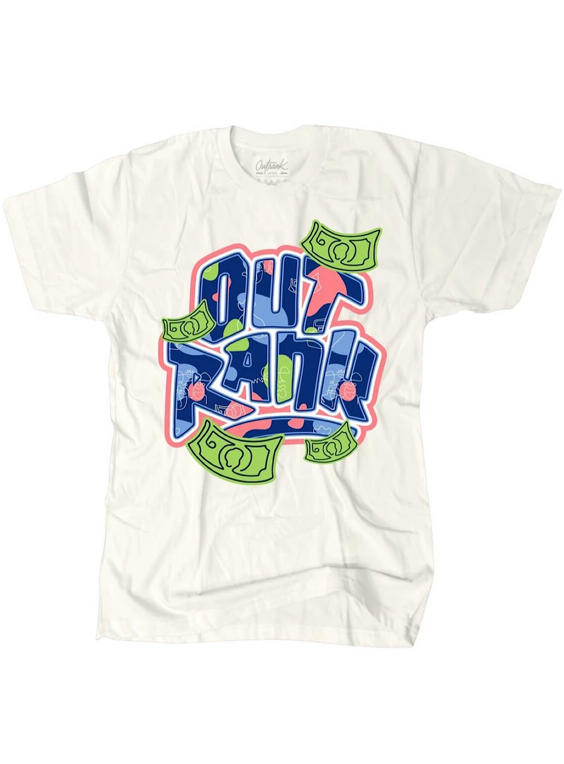 Outrank T-Shirt - Dolla Time Slime - Ivory - QS472 Shop All 1 Outrank T-Shirt - Dolla Time Slime - Ivory - QS472 Shop All