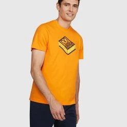 Shop All Psycho Bunny T-Shirt - Glasson - Tangelo - B6U207Q1PC