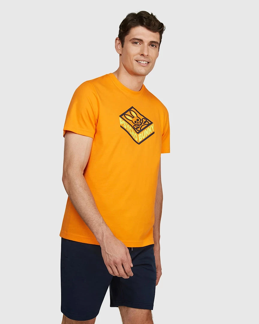 Shop All Psycho Bunny T-Shirt - Glasson - Tangelo - B6U207Q1PC 2 Shop All Psycho Bunny T-Shirt - Glasson - Tangelo - B6U207Q1PC