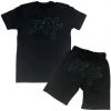 Rawyalty Short Set - Real - Black And Black New Arrivals
