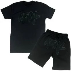 Rawyalty Short Set - Real - Black And Black New Arrivals
