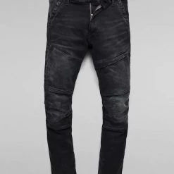 G-Star Jeans - Rackam 3D Skinny - Worn In Black Onyx - D06763-C910