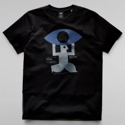 G-Star T-Shirt - Canoe Colorblock - Black - D21204