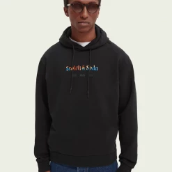 Shop All Scotch & Soda Hoodie - Logo - Black - 165351