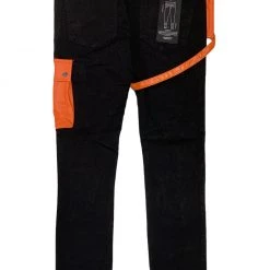 Focus Jeans - Rip & Repair Cargo - Jet Black - 3405C