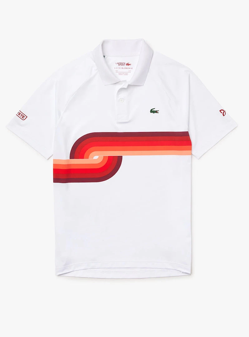 Shop All Lacoste Polo Shirt - Swirl - White And Red - DH6946 2 Shop All Lacoste Polo Shirt - Swirl - White And Red - DH6946