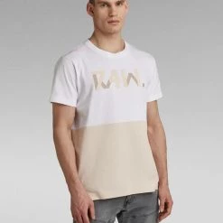 G-Star T-Shirt - 7411 Logo - White - D21184