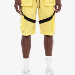 Life Code Shorts - Taslan Utility Pocket - Yellow - 21P53 Shop All