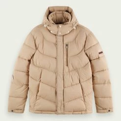 Scotch & Soda Jacket - Puffer - Tan - 163250