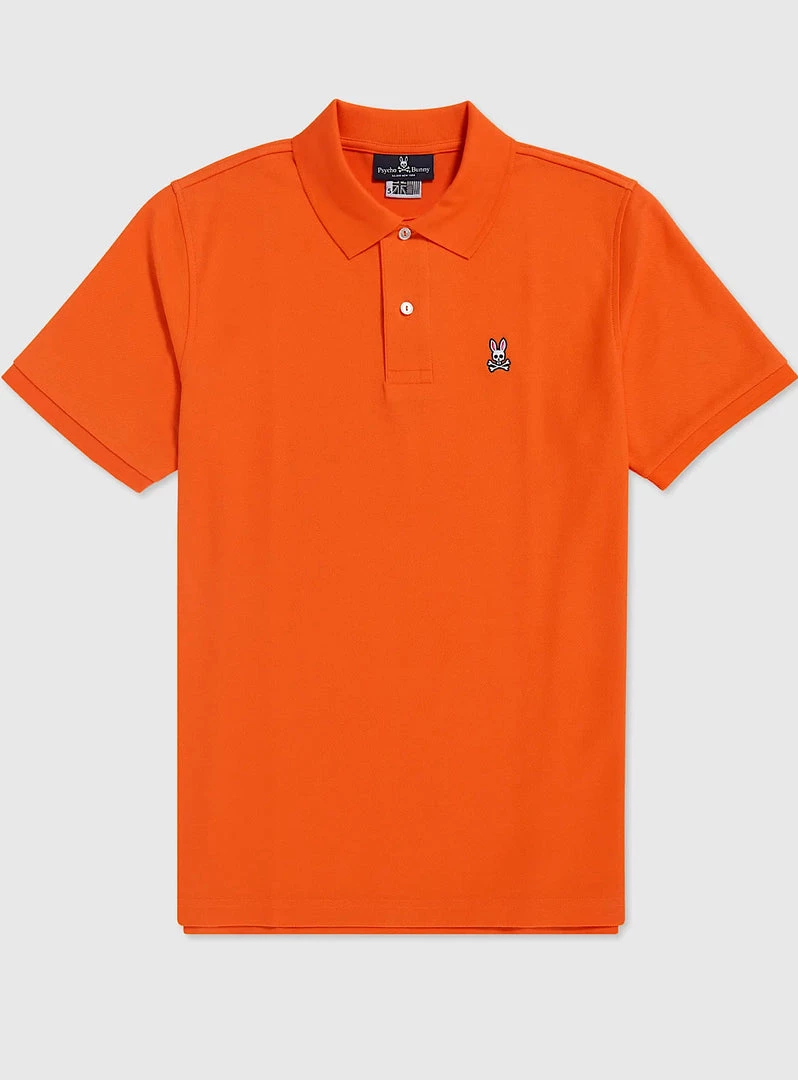 Shop All Psycho Bunny - Classic Polo - Alloy Orange - SP22 - B6K001S1PC 1 Shop All Psycho Bunny - Classic Polo - Alloy Orange - SP22 - B6K001S1PC