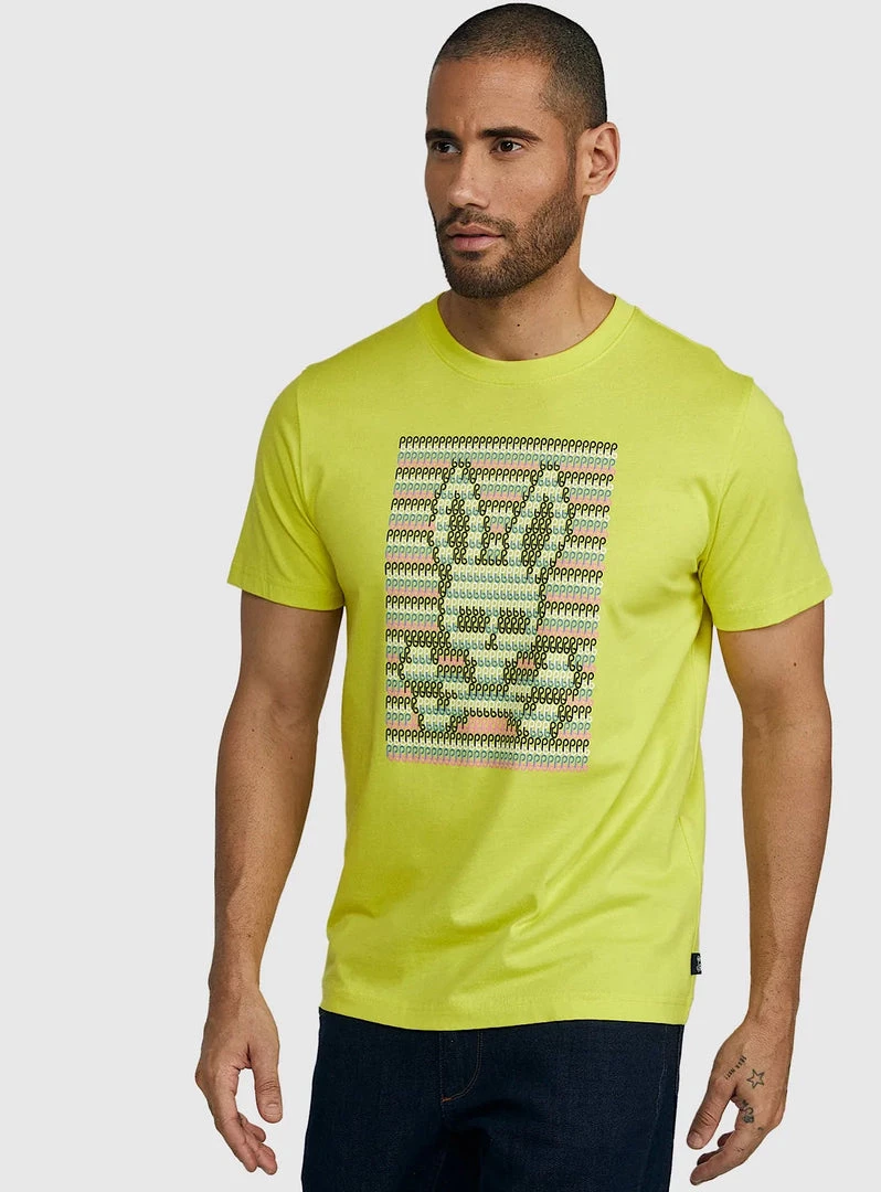 Psycho Bunny T-Shirt - Santiago - Fresh Citrus - SP22 - B6U310S1PC Shop All 2 Psycho Bunny T-Shirt - Santiago - Fresh Citrus - SP22 - B6U310S1PC Shop All