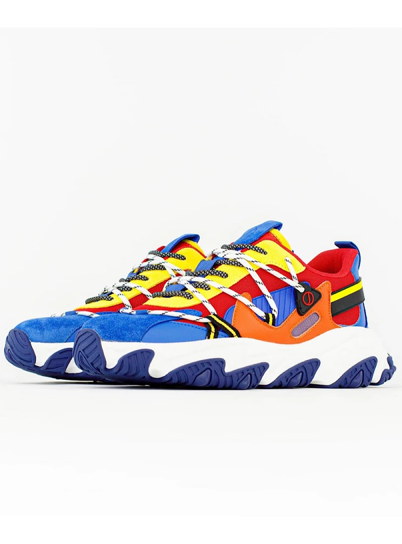 Shop All Javi Shoes - Chaos - Blue With Red And Yellow 2 Shop All Javi Shoes - Chaos - Blue With Red And Yellow