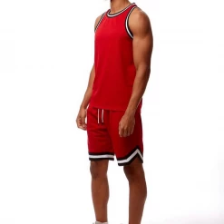 Shop All Rebel Minds Short Set - Solid Mesh Tank - Red - 100-120