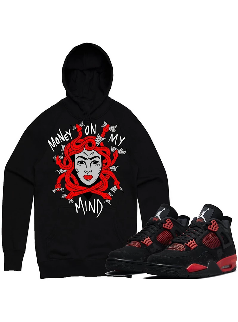 PG Apparel Hoodie - Medusa - Black And Red Shop All 1 PG Apparel Hoodie - Medusa - Black And Red Shop All