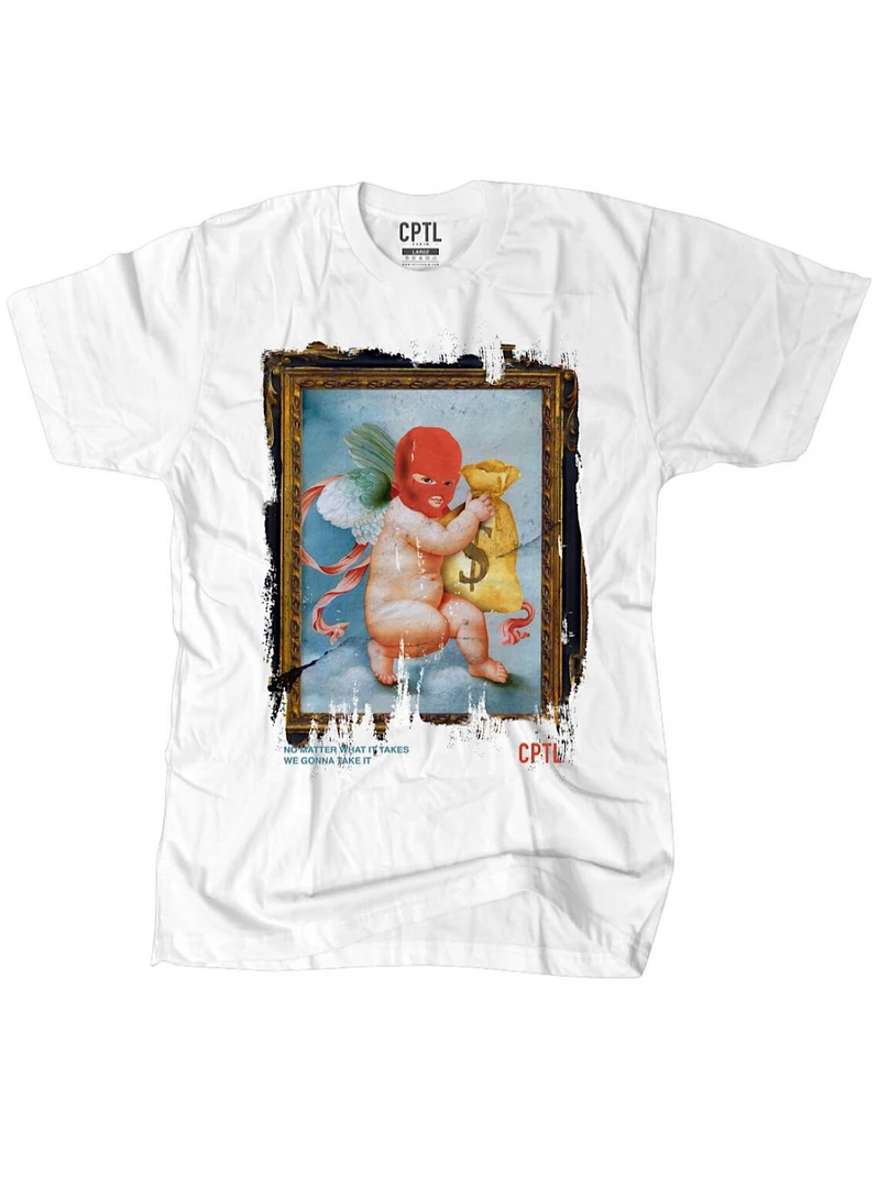 Capital Denim T-shirt - We Gonna Take It - White - CPTL01 Shop All 1 Capital Denim T-shirt - We Gonna Take It - White - CPTL01 Shop All