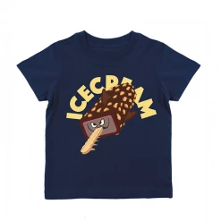 New Arrivals Icecream Kids T-Shirt - Almond Fudge - Medieval Blue - 423-3200