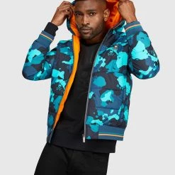 Psycho Bunny Jackets - Urswick - Midnight Ocean - FL21-B6N219Q1PO