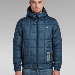 Shop All G-Star Jacket - Meefic Quillted - Luna Blue - D20126