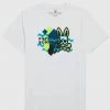 Psycho Bunny T-Shirt - Everett - White - SP22 - B6U328S1PC Shop All