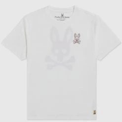 Psycho Bunny T-Shirt - Keswick - White - B6U283P1PC