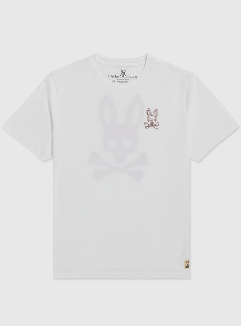 Psycho Bunny T-Shirt - Keswick - White - B6U283P1PC 1 Psycho Bunny T-Shirt - Keswick - White - B6U283P1PC