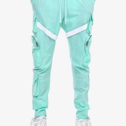 Shop All Life Code Track Pants - Utility Straps - Mint - 13P03