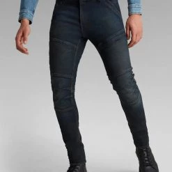 Shop All G-Star Jeans - Rackam 3D Skinny - Worn In Moss - D06763
