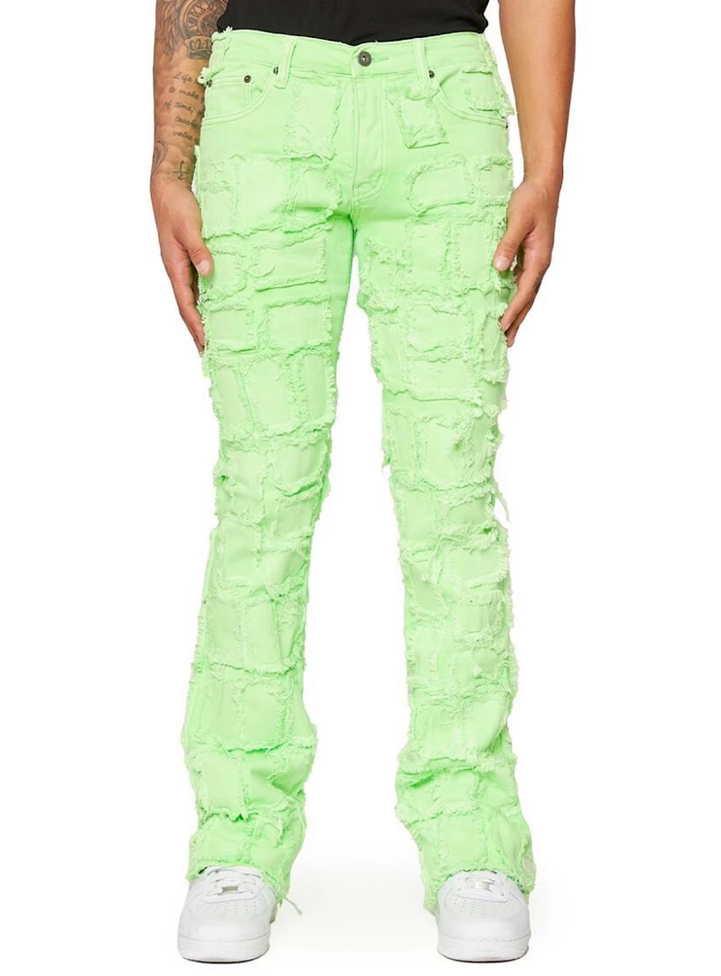 Valabasas Jeans - 4444 Hybrid - Lime 1 Valabasas Jeans - 4444 Hybrid - Lime