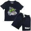 Rawyalty Short Set - Money Shark - RCS-Black Shop All