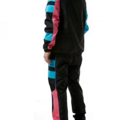 Rebel Minds Tracksuit - Full Zip Nylon - Black - 121-812