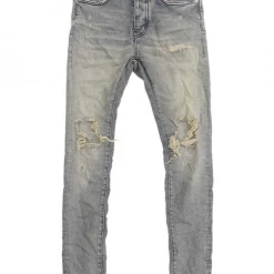 Shop All Purple-Brand Jeans - Distressed Dirty Blowout - Grey - P001-DGBL222