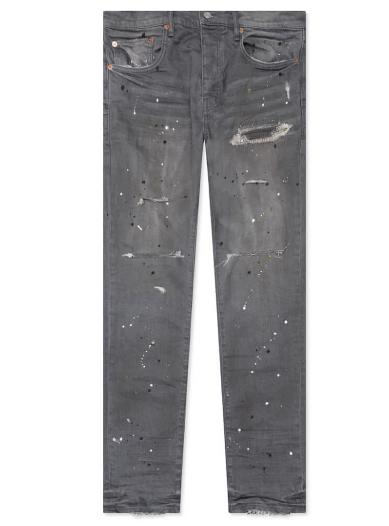 Purple-Brand Jeans - Vintage Paint - Grey - P001-VGP 1 Purple-Brand Jeans - Vintage Paint - Grey - P001-VGP