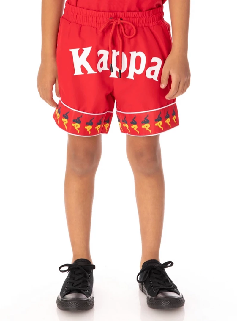 Kappa Swim Shorts - 222 Banda Calabash - Red - 38181HW 1 Kappa Swim Shorts - 222 Banda Calabash - Red - 38181HW
