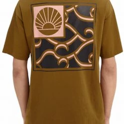 Shop All Scotch & Soda T-Shirt - Graphic Organic Cotton - Brown - 162370