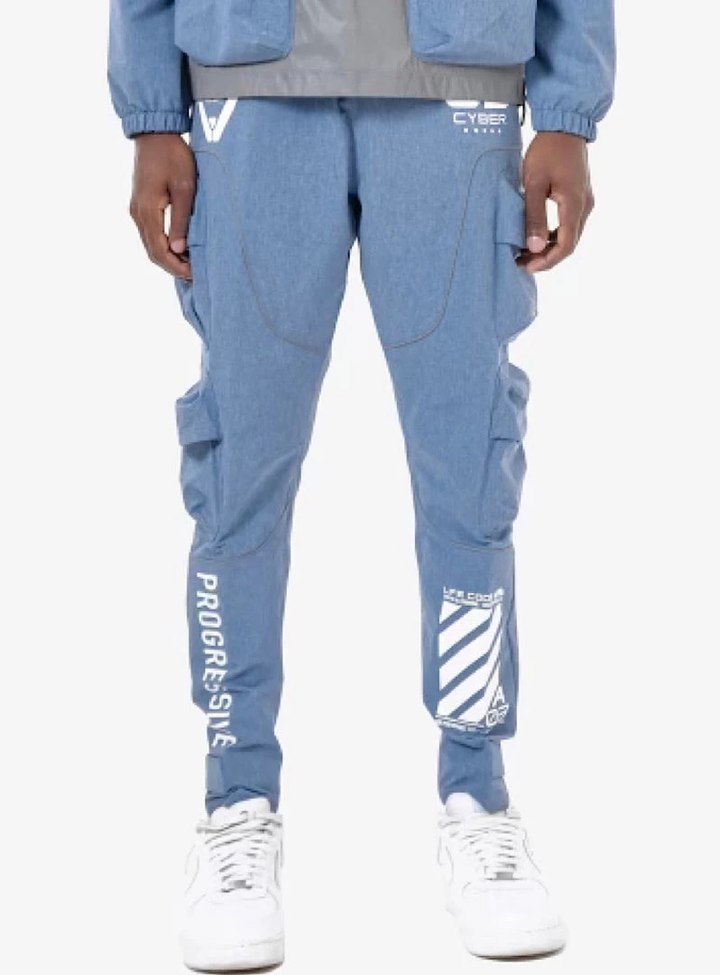 Life Code Track Pants - Lined Taslan Tactical - Heather Blue - 13P20 1 Life Code Track Pants - Lined Taslan Tactical - Heather Blue - 13P20