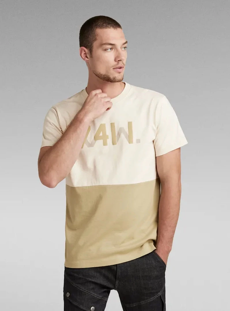 Shop All G-Star T-Shirt - 7411 Logo - Dk Talc - D21184 2 Shop All G-Star T-Shirt - 7411 Logo - Dk Talc - D21184