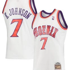 Shop All Mitchell & Ness Jersey - Phoenix Suns Johnson 7 - White - SMJYGS19050