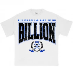 Billion Dollar Baby T-Shirt - Seal - White And Blue Shop All
