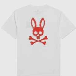 Psycho Bunny T-Shirt - Keswick - White - B6U283P1PC